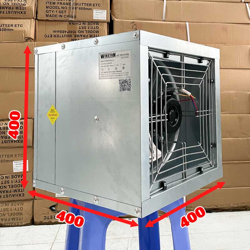 quạt vuông 400x400 cho nhà xưởng