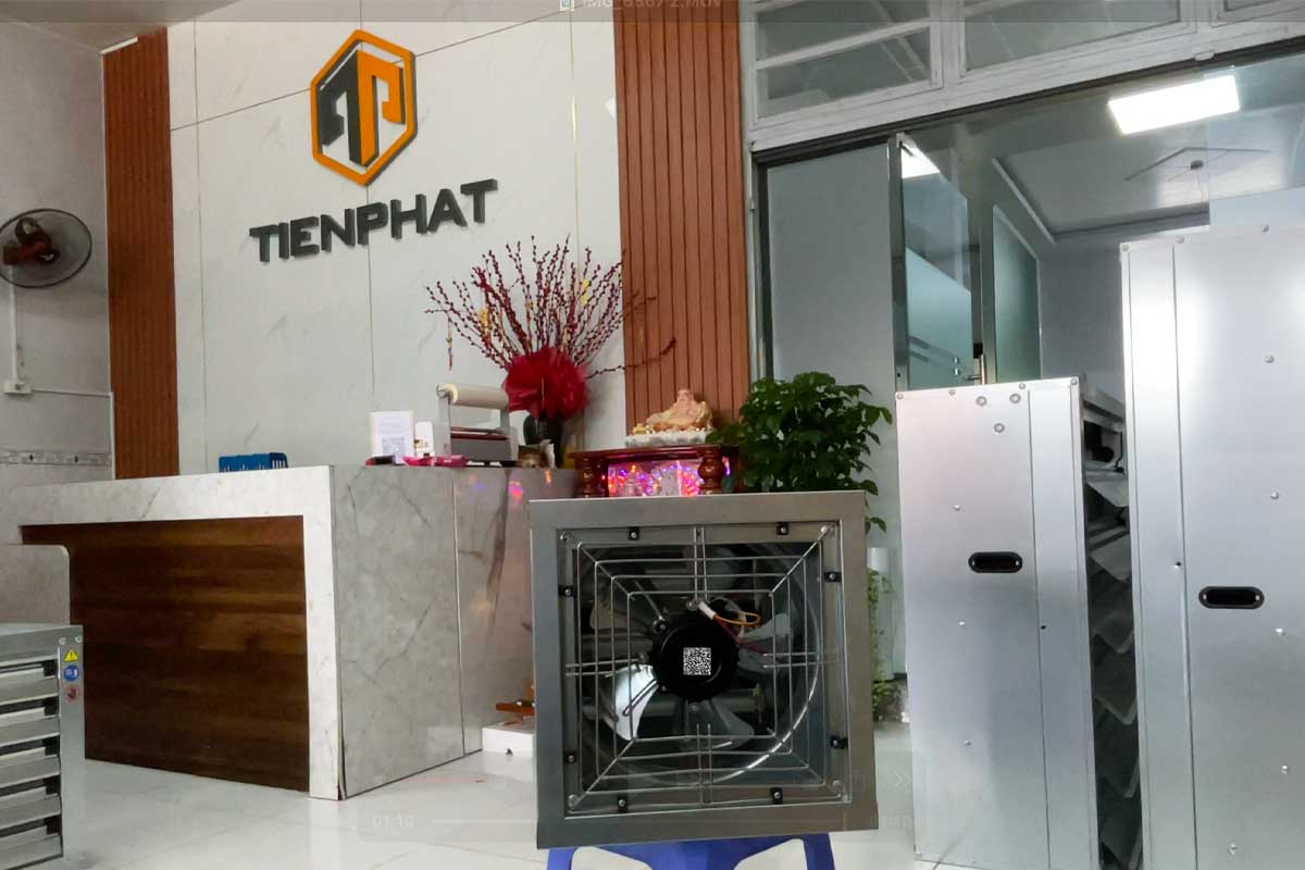 quạt 400x400 từ điện cơ tiến phát bảo hành 12 tháng