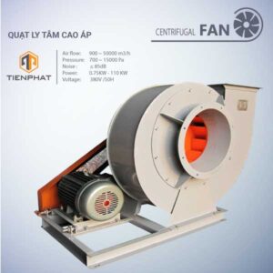 quạt ly tâm cao áp truyền động gián tiếp