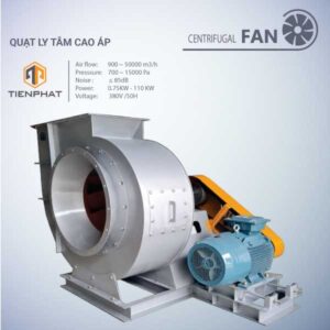 quạt ly tâm thấp áp truyền động gián tiếp